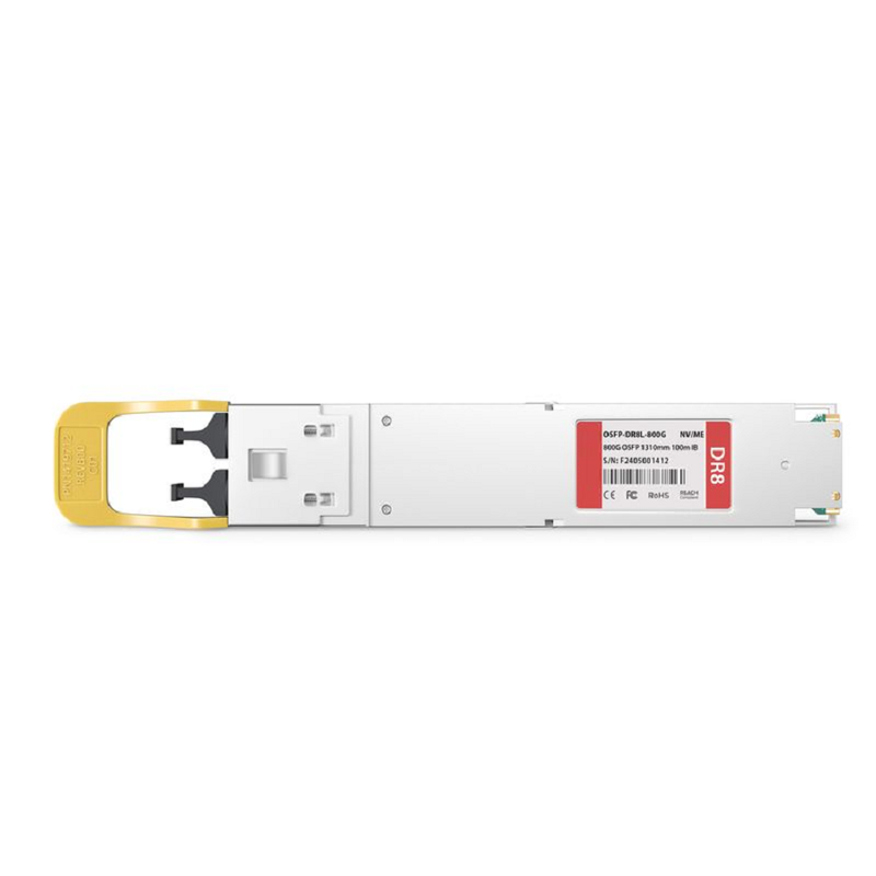 H3C Compatible 800GBASE 2xDR4/DR8 OSFP Finned Top 8 x 100G PAM4 1310nm 100m DOM Dual MPO-12/APC SMF Optical Transceiver Module