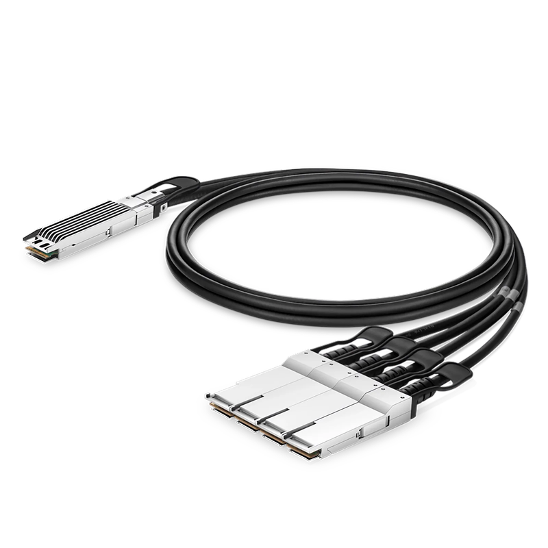 2m (7ft) NVIDIA/Mellanox MCP7Y40-N002 Compatible 800G Twin-port OSFP 8 x 100G PAM4 Finned Top to 4 x 200G QSFP112 2 x 100G PAM4 Ethernet Passive Direct Attach Copper Breakout Cable
