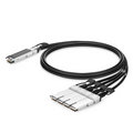 2m (7ft) Arista Networks Compatible 800G Twin-port OSFP 8 x 100G PAM4 Finned Top to 4 x 200G QSFP112 2 x 100G PAM4 Passive Direct Attach Copper Breakout Cable