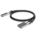 1.5m (5ft) NVIDIA/Mellanox MCP7Y00-N01A Compatible 800G OSFP 8 x 100G PAM4 Finned Top to 2 x 400G OSFP 4 x 100G PAM4 Finned Top Ethernet Passive Direct Attach Copper Breakout Cable