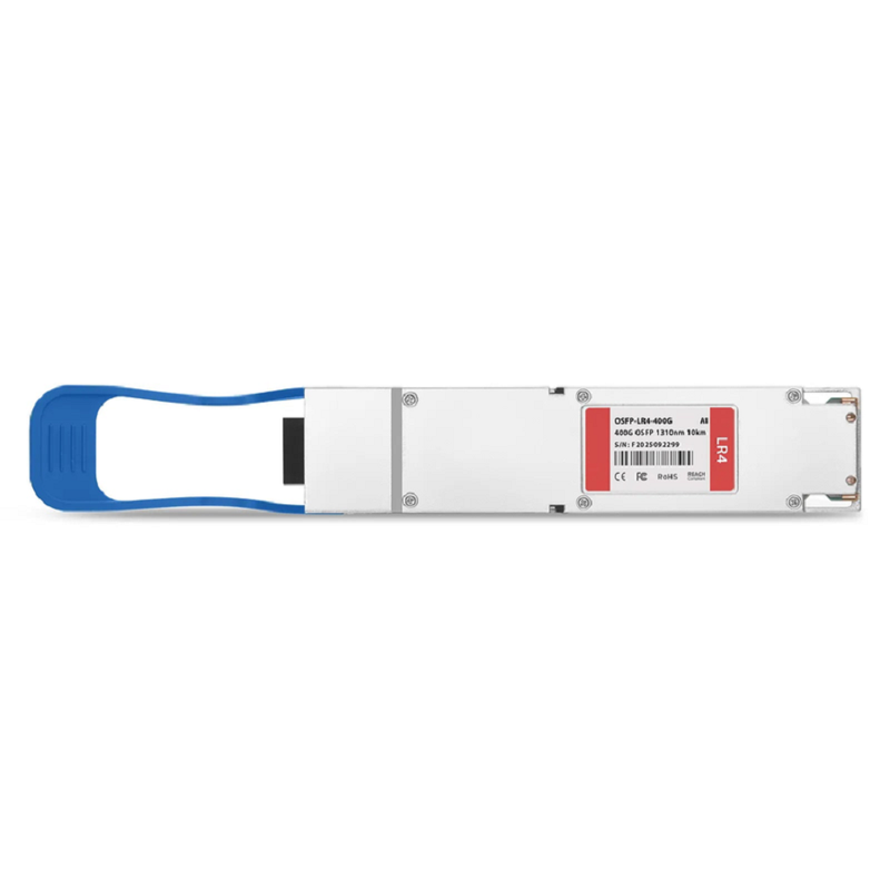 Generic Compatible 400GBASE-FR4 OSFP Finned Top 8 x 50G PAM4 1310nm 2km DOM Duplex LC/UPC SMF Optical Transceiver Module