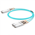 7m (23ft) Arista Networks Compatible 200G QSFP56 4 x 50G PAM4 to 2 x 100G QSFP28 4 x 25G NRZ Active Optical Breakout Cable