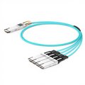 1m (3ft) Arista Networks Compatible 400G QSFP-DD 8 x 50G PAM4 to 4 x 100G QSFP28 4 x 25G NRZ Active Optical Breakout Cable