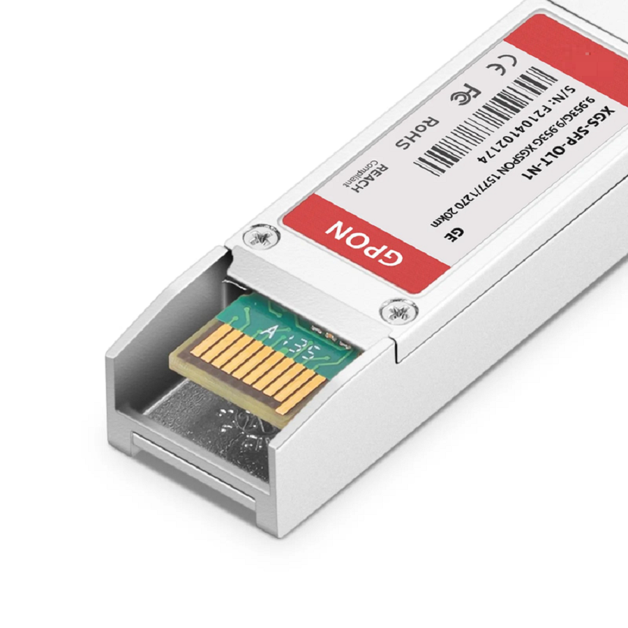 Generic Compatible XGSPON OLT SFP+ 1577nm-TX/1270nm-RX 9.953G-TX/9.953G-RX Class N1 20km DOM Simplex SC/UPC SMF Optical Transceiver Module