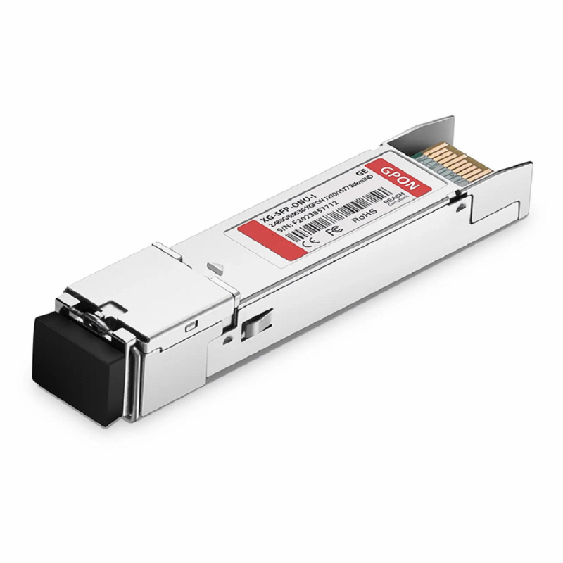 Generic Compatible XGPON ONU SFP+ 1270nm-TX/1577nm-RX 2.488G-TX/9.953G-RX Class N1/N2a/E1/E2a 20km DDM Simplex SC/UPC SMF Optical Transceiver Module (Industrial)