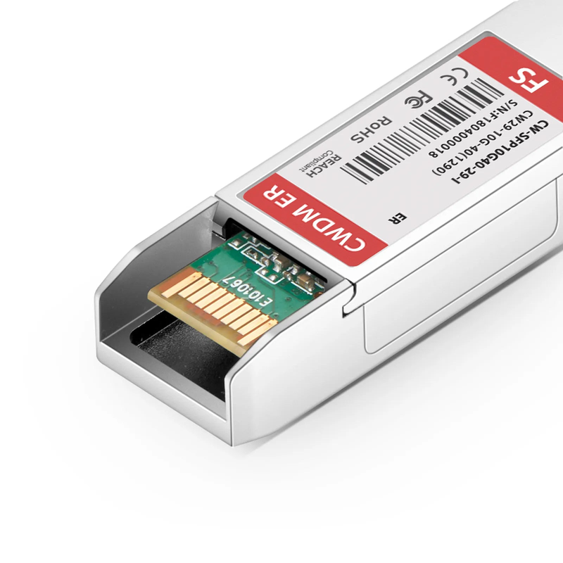 Ericsson Compatible SFP+ 10G CWDM 1290nm 40km DOM Duplex LC/UPC SMF Optical Transceiver Module For 4G Wireless (Industrial)