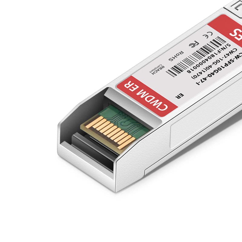 Ericsson Compatible SFP+ 10G CWDM 1470nm 40km DOM Duplex LC/UPC SMF Optical Transceiver Module For 4G Wireless (Industrial)