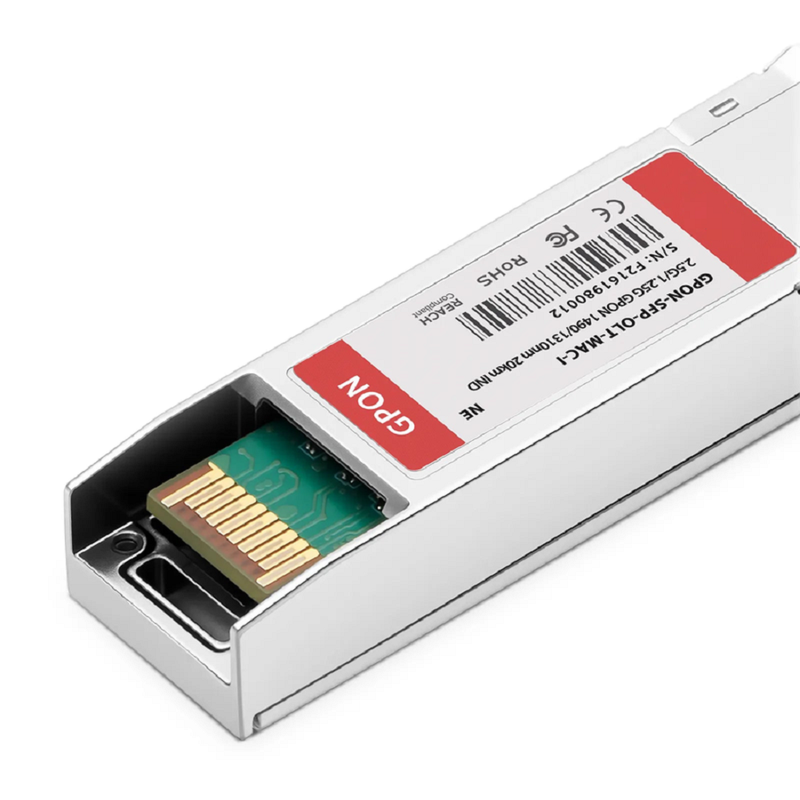 Generic Compatible GPON OLT Stick with MAC SFP 1490nm-Tx/1310nm-Rx 2.488G-Tx/1.244G-Rx Class C+ 20km DOM Simple SC/UPC SMF Optical Transceiver Module (Industrial)
