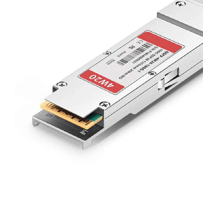Juniper Networks Compatible 100GBASE-4WDM-20 QSFP28 4 x 25G NRZ 1310nm 20km DOM Duplex LC /UPC SMF Optical Transceiver Module (Industrial)
