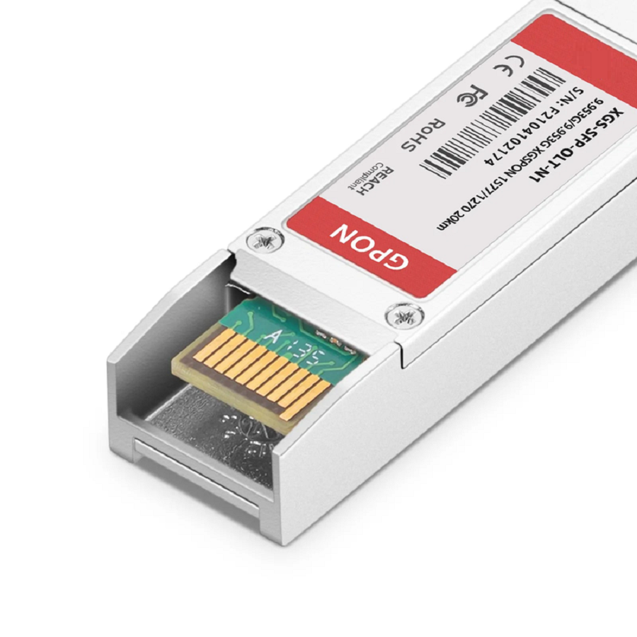 Generic Compatible XGSPON OLT SFP+ 1577nm-TX/1270nm-RX 9.953G-TX/9.953G-RX Class N1 20km DOM Simplex SC/UPC SMF Optical Transceiver Module