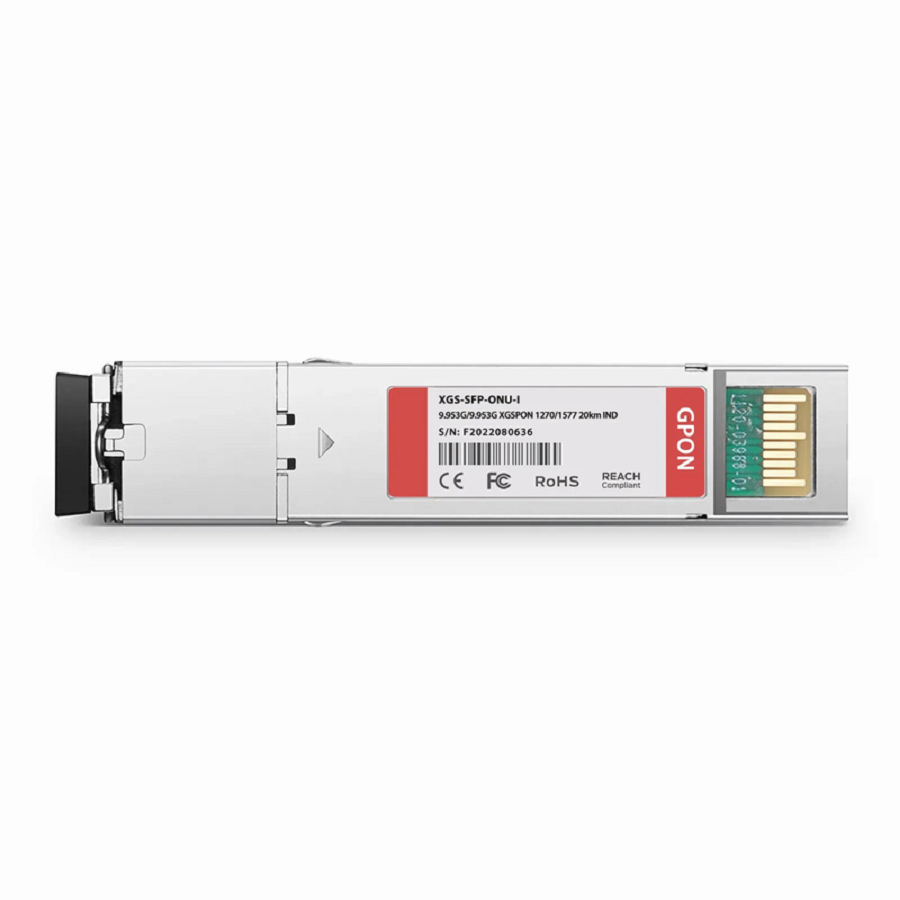 NOKIA 3FE46901AC Compatible XGSPON ONU SFP+ 1270nm-TX/1577nm-RX 9.953G-TX/9.953G-RX Class N1/N2/E1 20km DOM Simplex SC/APC SMF Optical Transceiver Module (Industrial)