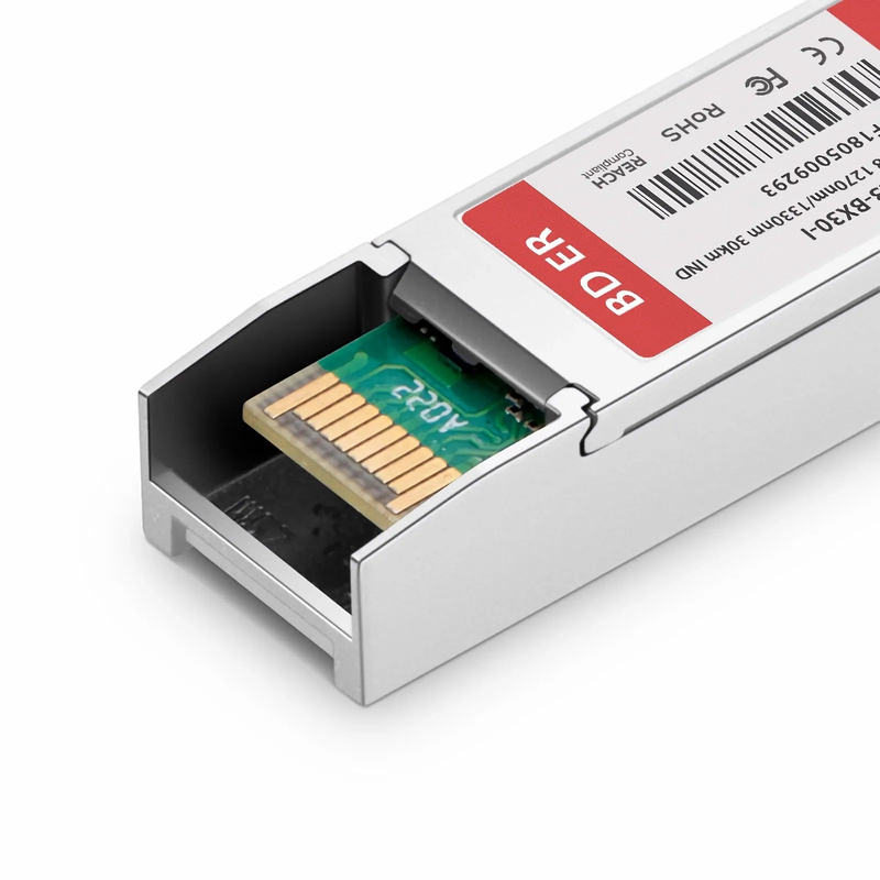 Cisco Compatible 25GBASE-U SFP28 BiDi 1270nm-TX/1310nm-RX 30km DOM Simplex LC/UPC SMF Optical Transceiver Module (Industrial)