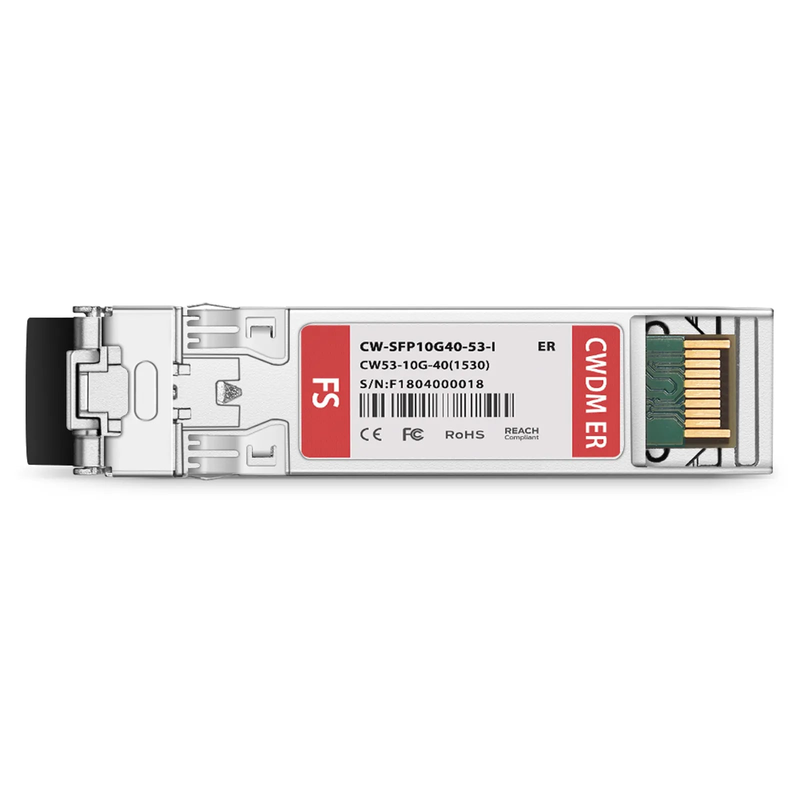 Ericsson Compatible SFP+ 10G CWDM 1470nm 40km DOM Duplex LC/UPC SMF Optical Transceiver Module For 4G Wireless (Industrial)