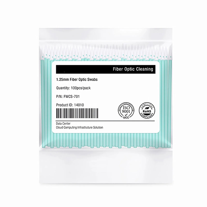 1.25mm Fiber Optic Lint-free Foam Clean Swabs (100pcs/Pack)