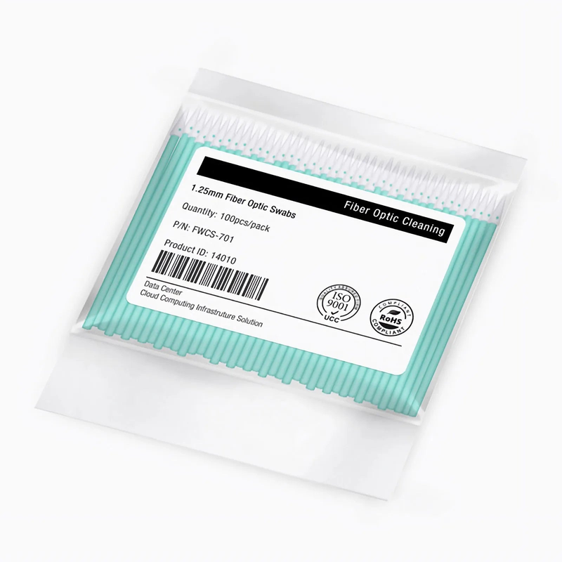 1.25mm Fiber Optic Lint-free Foam Clean Swabs (100pcs/Pack)