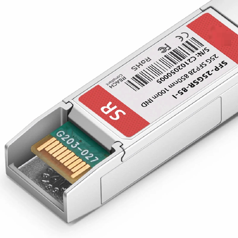 Intel E25GSFP28SR Compatible 25GBASE-SR SFP28 850nm 100m DOM Duplex LC/UPC MMF Optical Transceiver Module (Industrial)