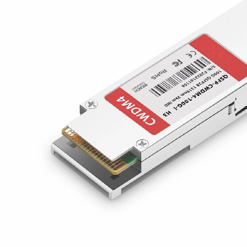 Juniper QSFP-100G-CWDM4-IT Compatible 100GBASE-CWDM4 QSFP28 4 x 25G NRZ 1310nm 2km DOM Duplex LC/UPC SMF Optical Transceiver Module (Industrial)