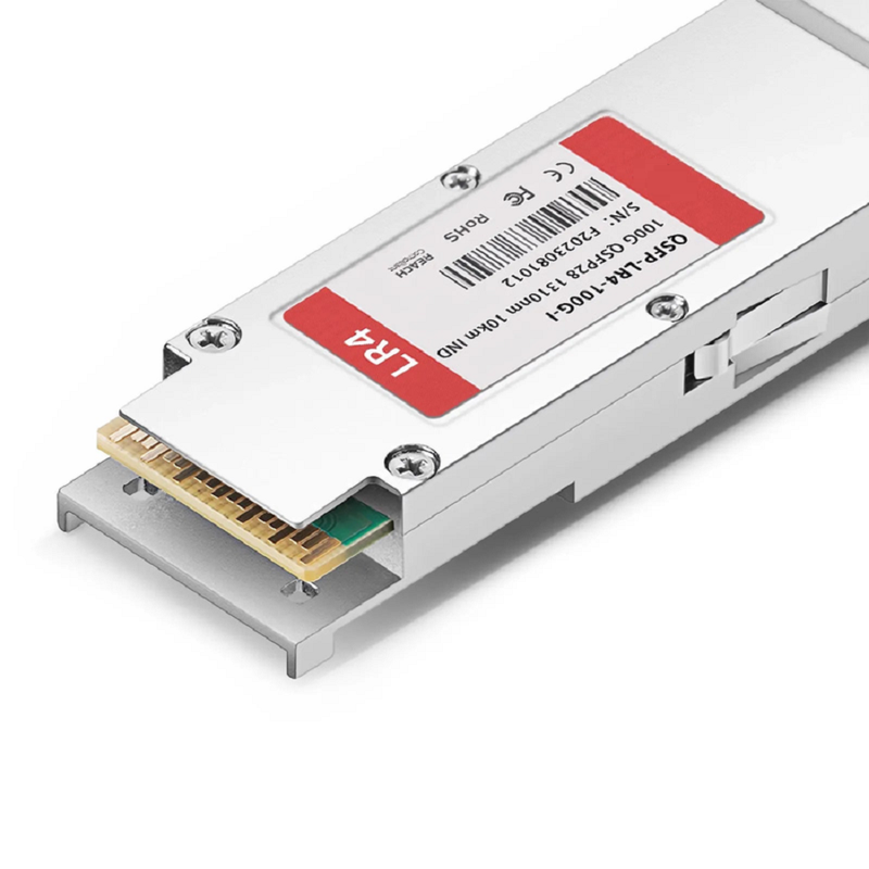 Cisco QSFP-100G-LR4-I Compatible 100GBASE-LR4 QSFP28 4 x 25G NRZ 1310nm 10km DOM Duplex LC/UPC SMF Optical Transceiver Module (Industrial)