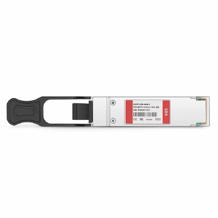 Cisco Compatible 40GBASE-SR4 QSFP+ 850nm 150m DOM MPO-12/UPC MMF Optical Transceiver Module (Industrial), Breakout to 4 x 10G-SR