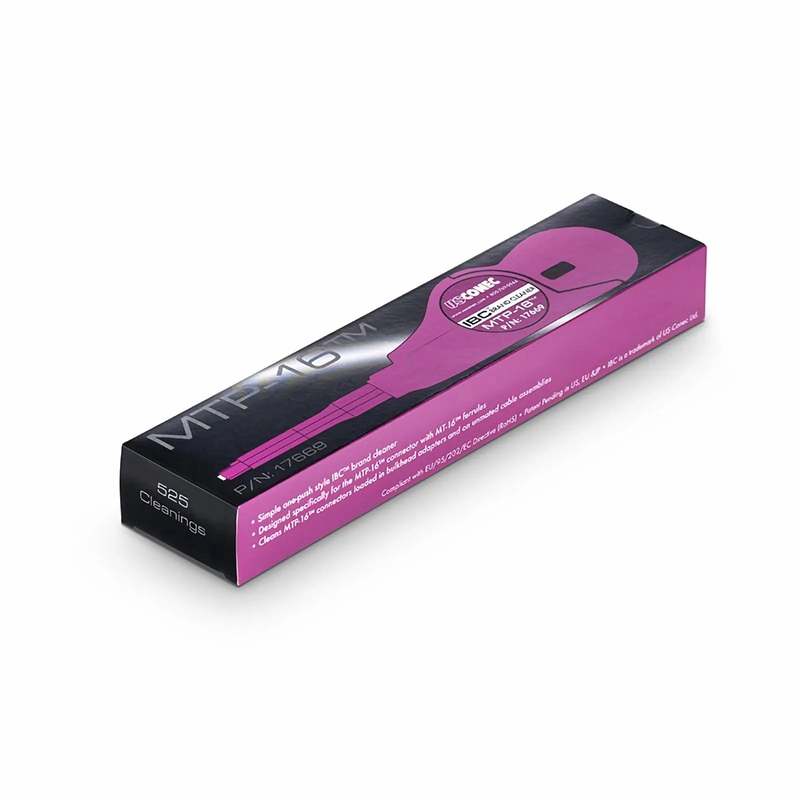 US Conec IBCâ„¢ Brand Cleaner MTPÂ®-16, for 16 Fibers MPO Connectors (525+ Times)