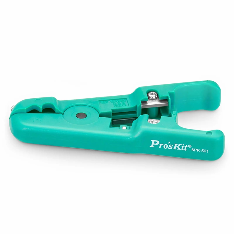 Pro'sKitÂ® Portable Plastic Coated Wire Stripper Tool