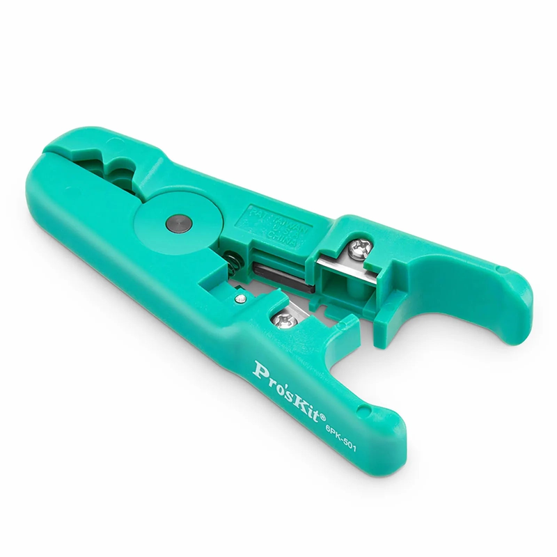 Pro'sKitÂ® Portable Plastic Coated Wire Stripper Tool