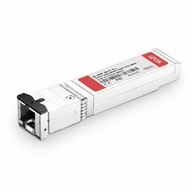 Generic Compatible GPON OLT SFP 1490nm-TX/1310nm-RX 2.488G-TX/1.244G-RX Class C+ 20km DOM Simplex SC/UPC SMF Optical Transceiver Module