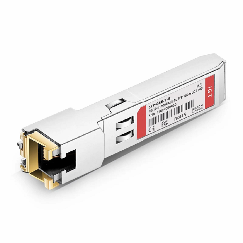 Cisco GLC-TA Compatible 10/100/1000BASE-T SFP SGMII Copper 100m RJ-45 Transceiver Module