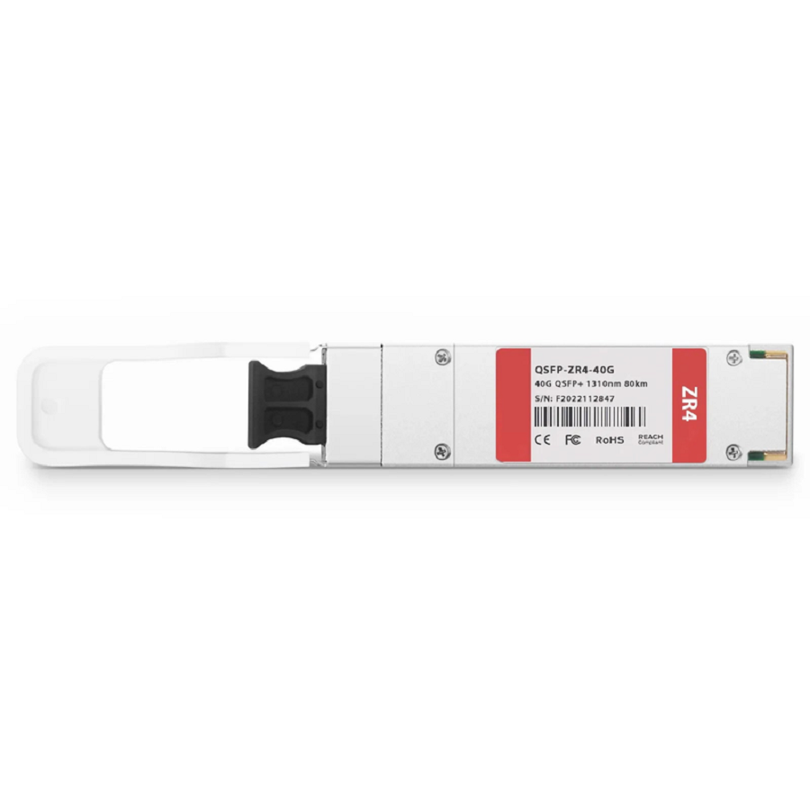 Cisco Compatible 40GBASE-ZR4 QSFP+ 1310nm 80km DOM Duplex LC/UPC SMF Optical Transceiver Module