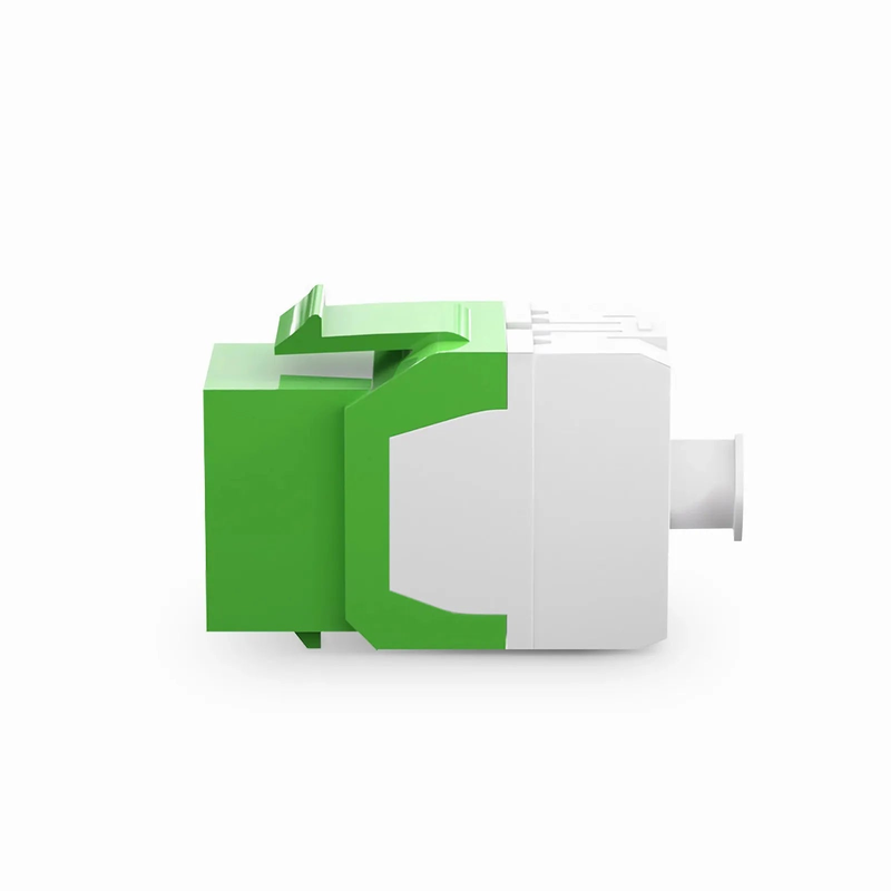 Cat6 RJ45 (8P8C) Unshielded Punch Down Keystone Jack Module, Green (10 pcs/Pack)