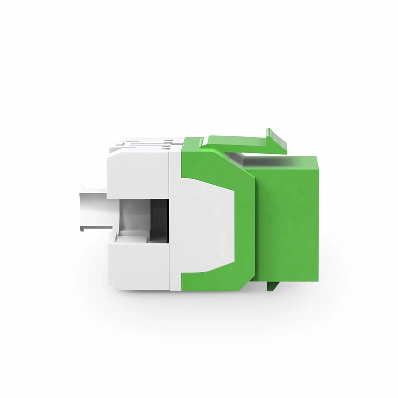 Cat6 RJ45 (8P8C) Unshielded Punch Down Keystone Jack Module, Green (10 pcs/Pack)