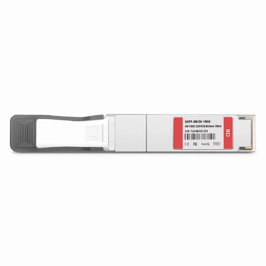 Cisco QSFP-40/100-SRBD Compatible 40/100GBASE-SM4 SWDM4 QSFP28 Dual Rate 4 x 25G NRZ 850/880/910/940nm 100m DOM Duplex LC/UPC MMF Optical Transceiver Module