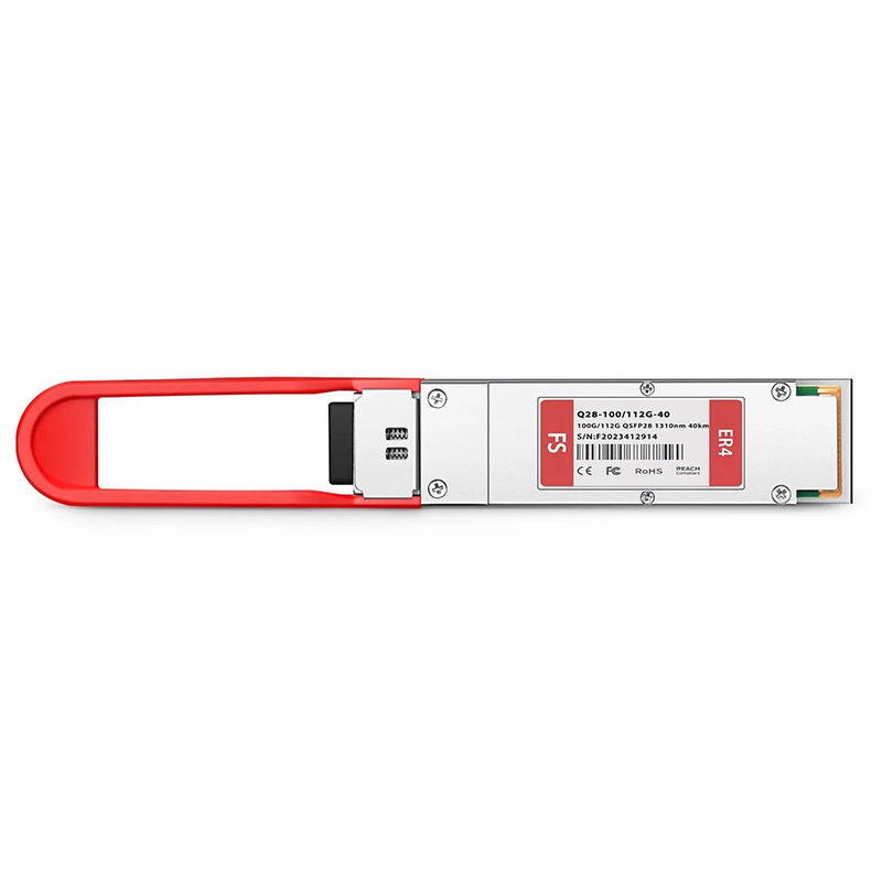 Cisco QSFP-100/112G-ER4 Compatible 100GBASE-ER4 and 112G OTU4 QSFP28 Dual Rate 4 x 25G NRZ 1310nm 40km DOM Duplex LC/UPC SMF Optical Transceiver Module