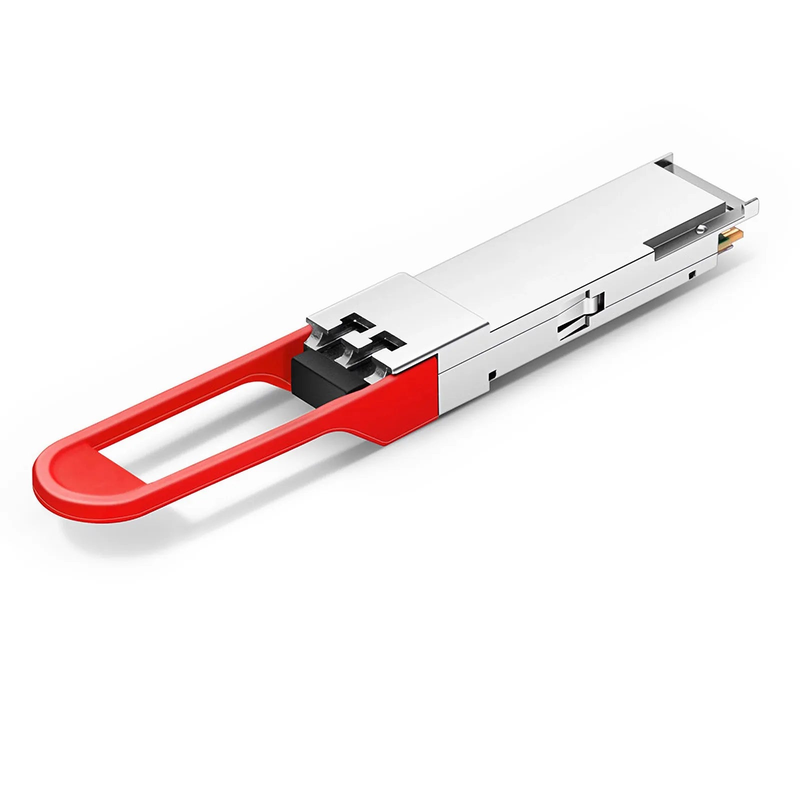 100GBASE-ER4 and 112G OTU4 QSFP28 Dual Rate 4 x 25G NRZ 1310nm 40km DOM Duplex LC/UPC SMF Optical Transceiver Module for FS Switches