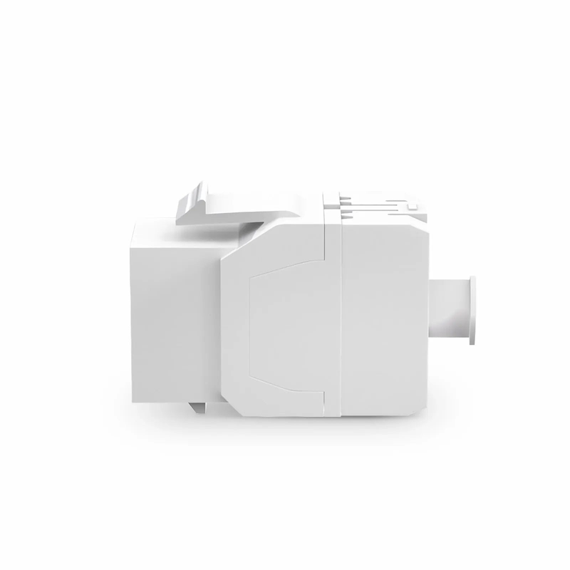 Cat6 RJ45 (8P8C) Unshielded Punch Down Keystone Jack Module, White (10 pcs/Pack)