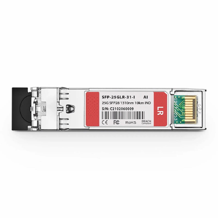 Arista Networks SFP-25G-LR-I Compatible 25GBASE-LR SFP28 1310nm 10km DOM Duplex LC/UPC SMF Optical Transceiver Module (Industrial)