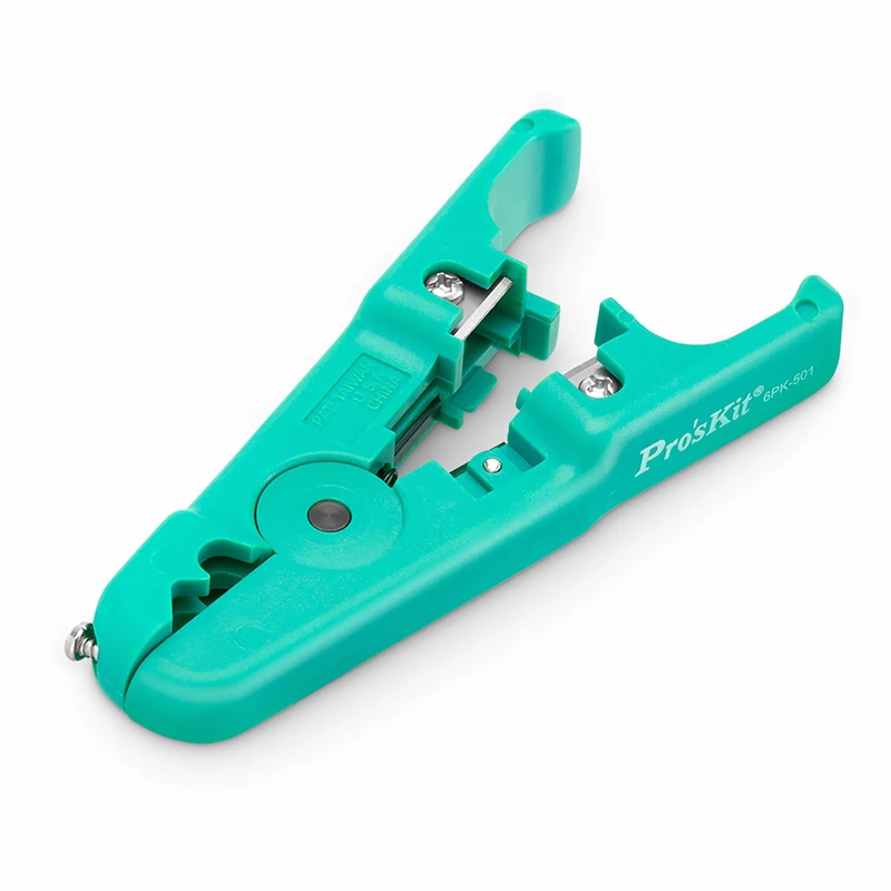Pro'sKitÂ® Portable Plastic Coated Wire Stripper Tool