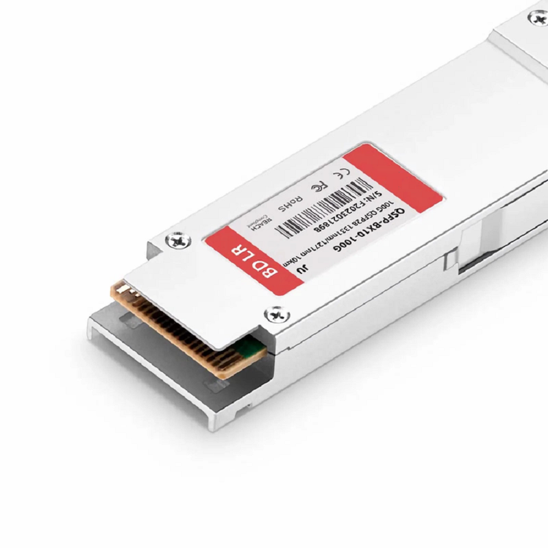 Cisco Compatible 100GBASE-BX10-D QSFP28 BiDi 4 x 25G NRZ 1331nm-TX/1271nm-RX 10km DOM Simplex LC/UPC SMF Optical Transceiver Module