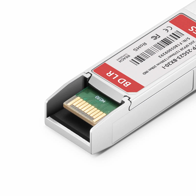 Cisco Compatible 25GBASE-U SFP28 BiDi 1270nm-TX/1330nm-RX 20km DOM Simplex LC/UPC SMF Optical Transceiver Module (Industrial)