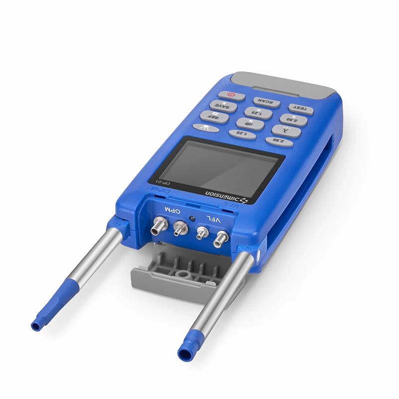 OP-01 Handheld Optical Multimeter Built-in 1mW Visual Fault Locator with RJ45 Cable Sequence Test Function