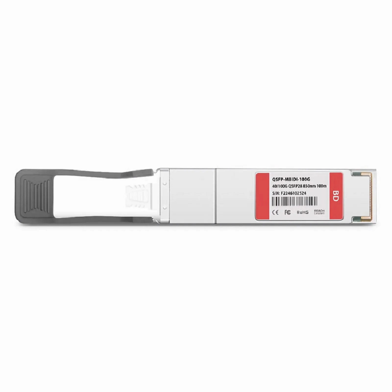 Cisco QSFP-40/100-SRBD Compatible 40/100GBASE-SM4 SWDM4 QSFP28 Dual Rate 4 x 25G NRZ 850/880/910/940nm 100m DOM Duplex LC/UPC MMF Optical Transceiver Module
