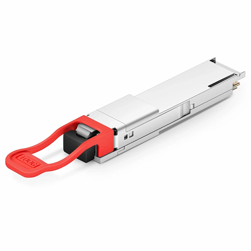 HPE Aruba Compatible 100GBASE-BX20-D QSFP28 BiDi 4 x 25G NRZ 1310nm-TX/1280nm-RX 20km DOM Simplex LC/UPC SMF Optical Transceiver Module