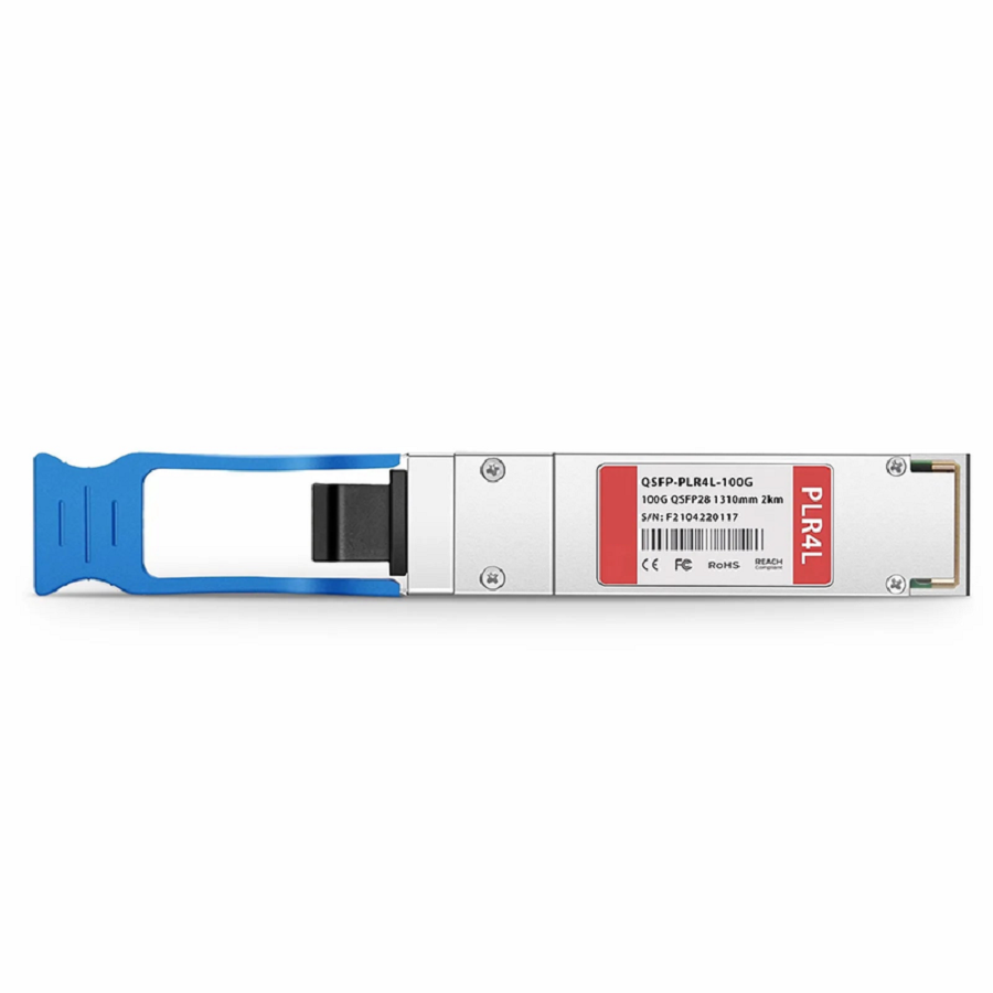 Cisco Compatible 100GBASE-PLR4L QSFP28 4 x 25G NRZ 1310nm 2km DOM MPO-12/APC SMF Optical Transceiver Module, Breakout to 4 x 25G-LR