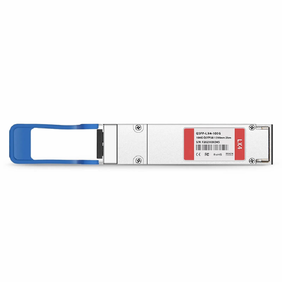 Cisco Compatible 100GBASE-LX4 QSFP28 4 x 25G NRZ 1310nm 2km/100m DOM Duplex LC/UPC SMF/MMF Optical Transceiver Module