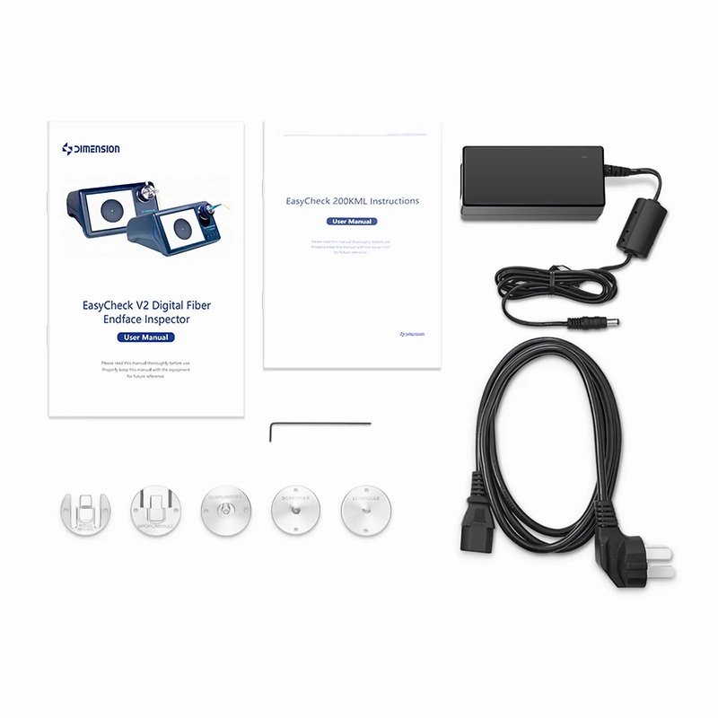 Customized EasyCheck V2 Digital Fiber Endface Inspector for Transceivers, 200X