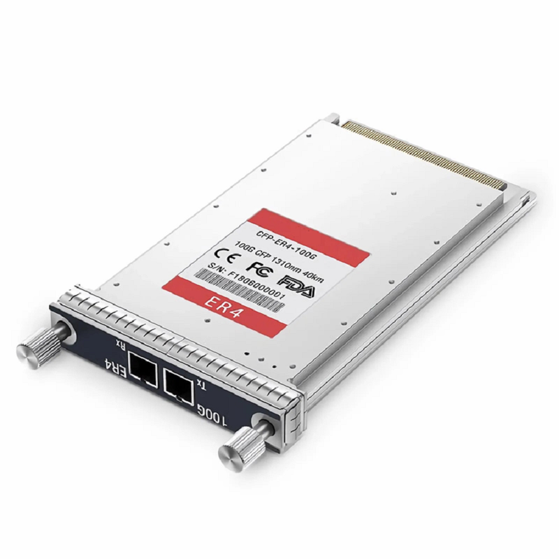 Cisco CFP-100G-LR4 Compatible 100GBASE-LR4 CFP 4 x 25G NRZ 1310nm 10km DOM Duplex LC SMF Optical Transceiver Module