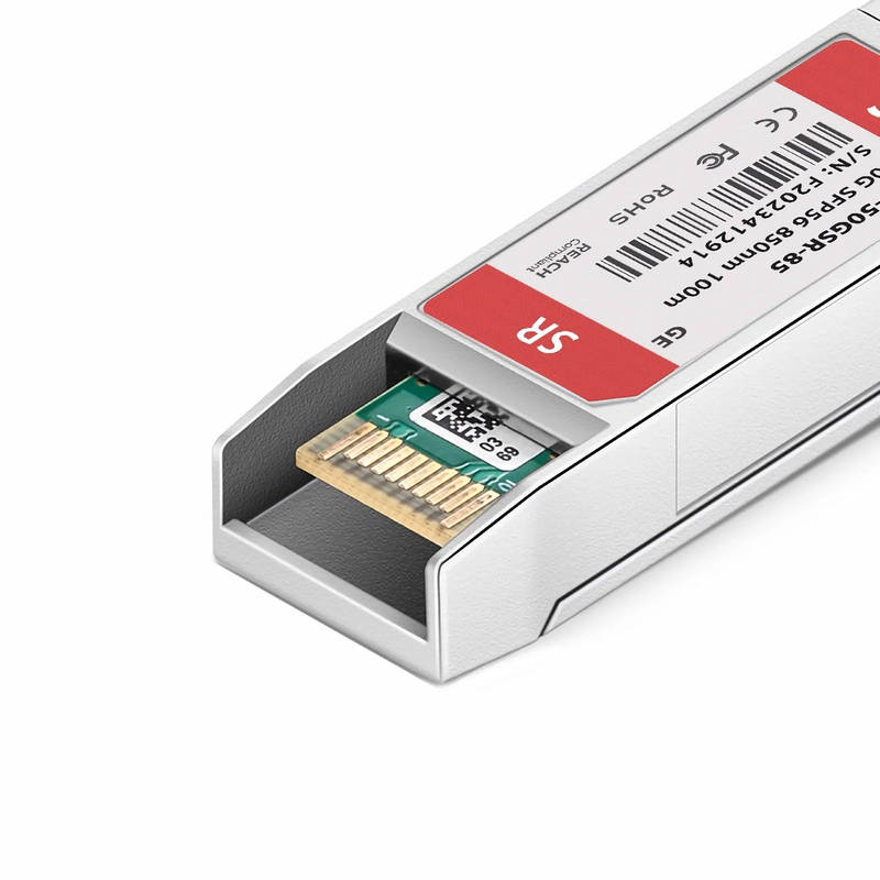 Generic Compatible 50GBASE-SR SFP56 850nm 100m DOM Duplex LC/UPC MMF Optical Transceiver Module