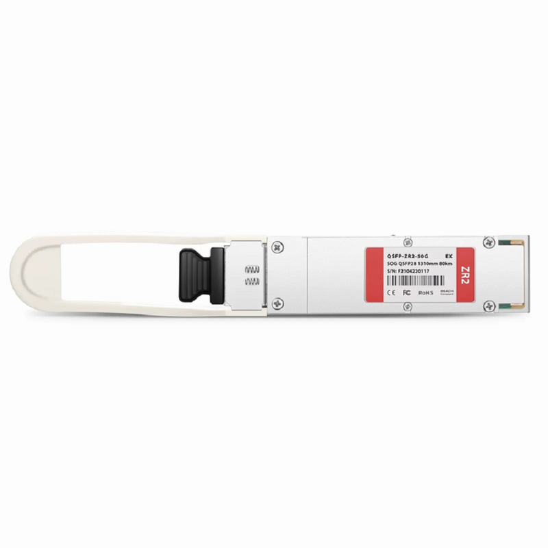 Dell Compatible 50GBASE-ZR2 QSFP28 1310nm 80km DOM Duplex LC/UPC SMF Optical Transceiver Module
