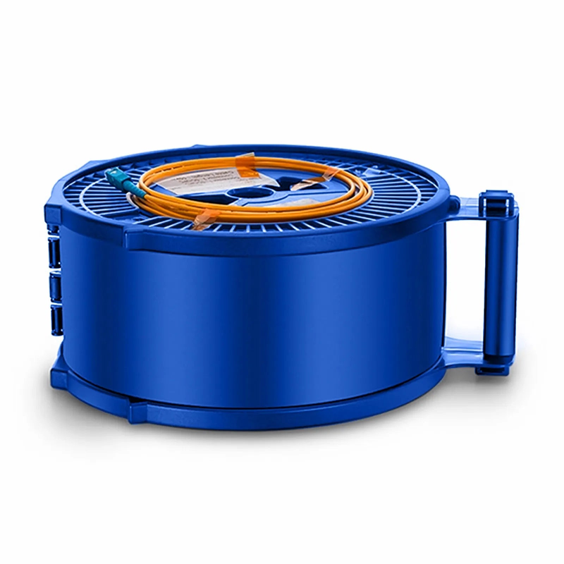 10km SC UPC to SC UPC Single Mode Fiber Optic OTDR Launch Cable Box