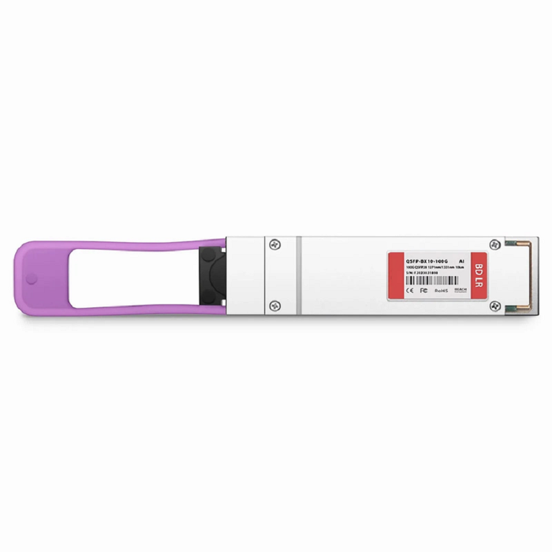 Arista Networks Compatible 100GBASE-BX10-U QSFP28 BiDi 4 x 25G NRZ 1271nm-TX/1331nm-RX 10km DOM Simplex LC/UPC SMF Optical Transceiver Module